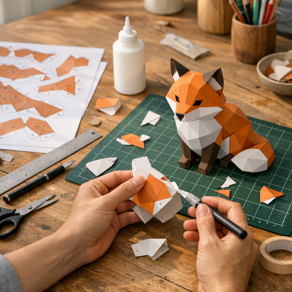 Cómo armar papercraft paso a paso