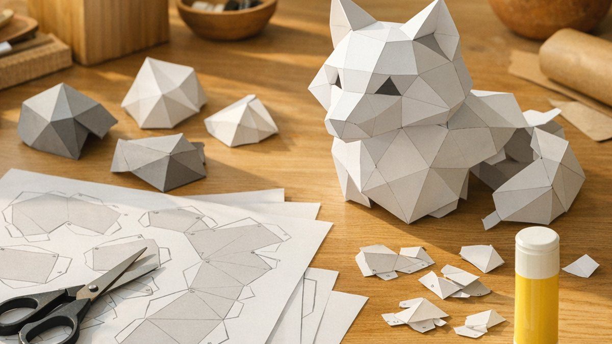 Cómo armar papercraft paso a paso sin complicarte