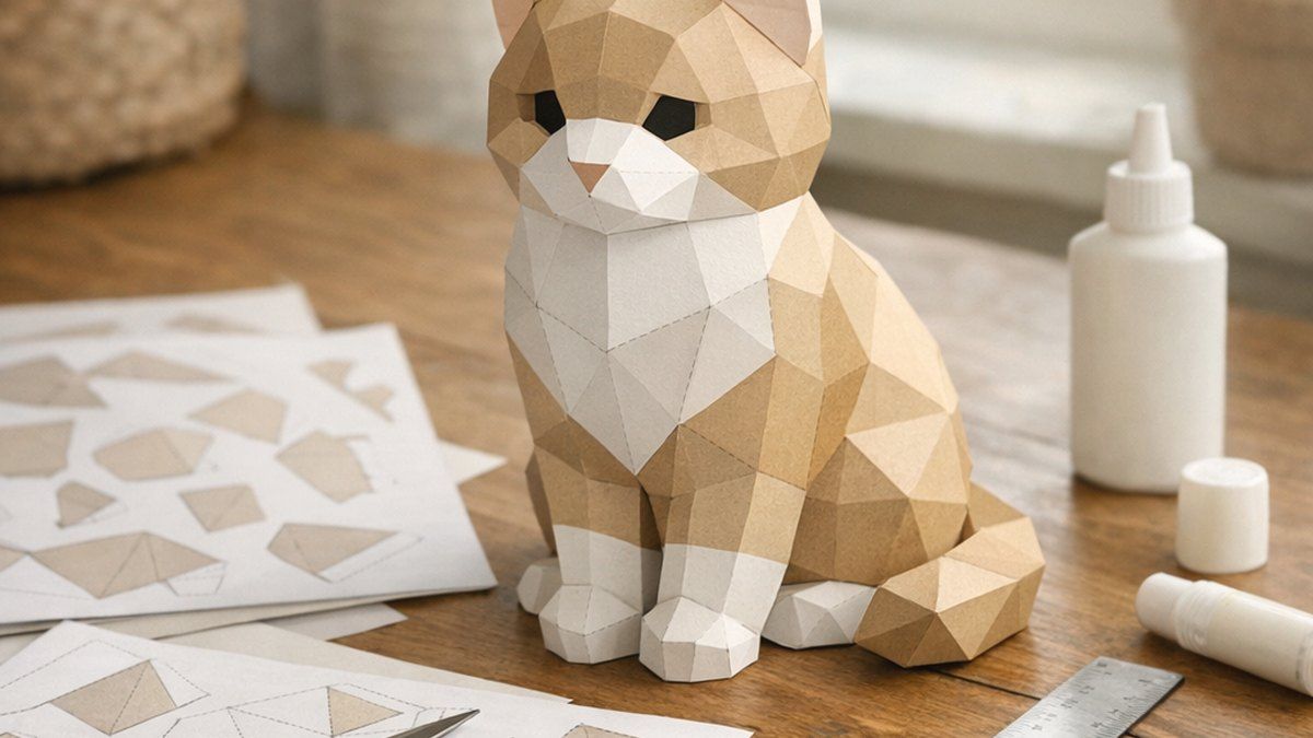 Cómo descargar modelos papercraft de gato con plantillas gratis