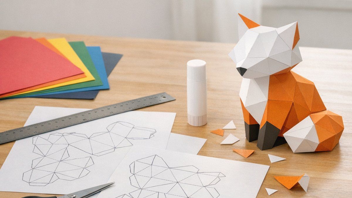Cómo elegir cartulina para papercraft sin fallar al imprimir