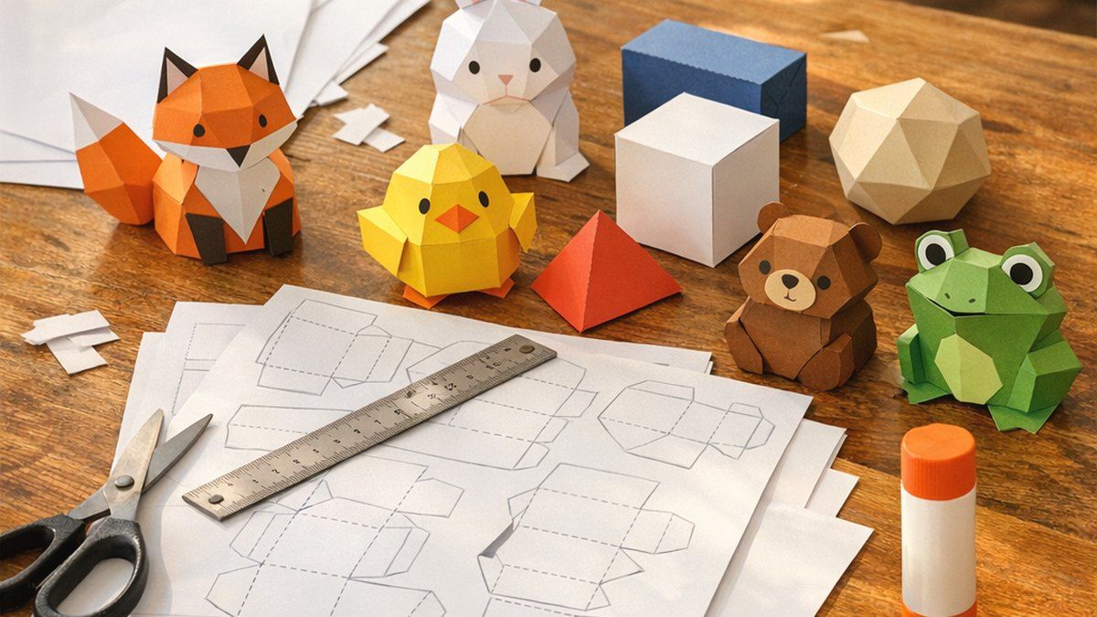 Cómo elegir figuras papercraft en PDF gratis para imprimir