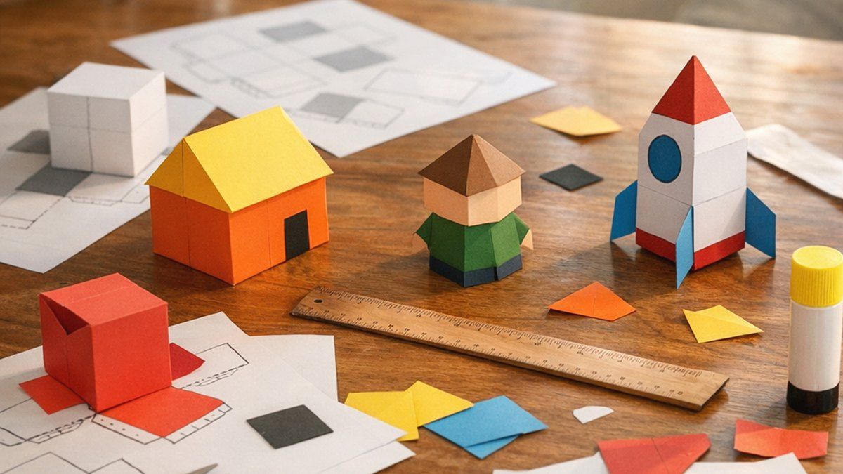 Cómo elegir figuras para armar de papel para imprimir