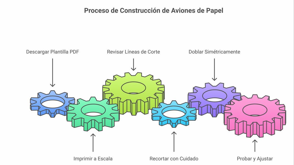 Étapes pour imprimer et plier un modèle d’avion en papier