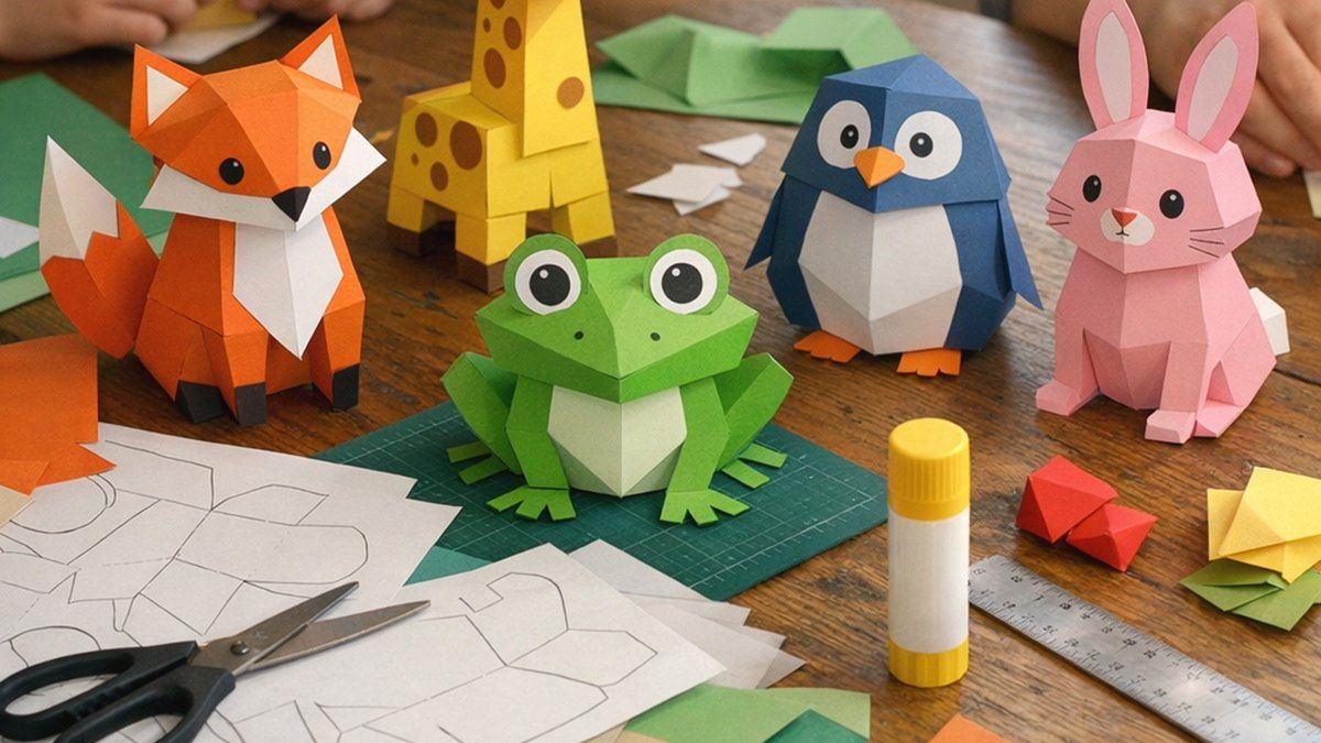 Cómo elegir papercraft de animales para imprimir y armar