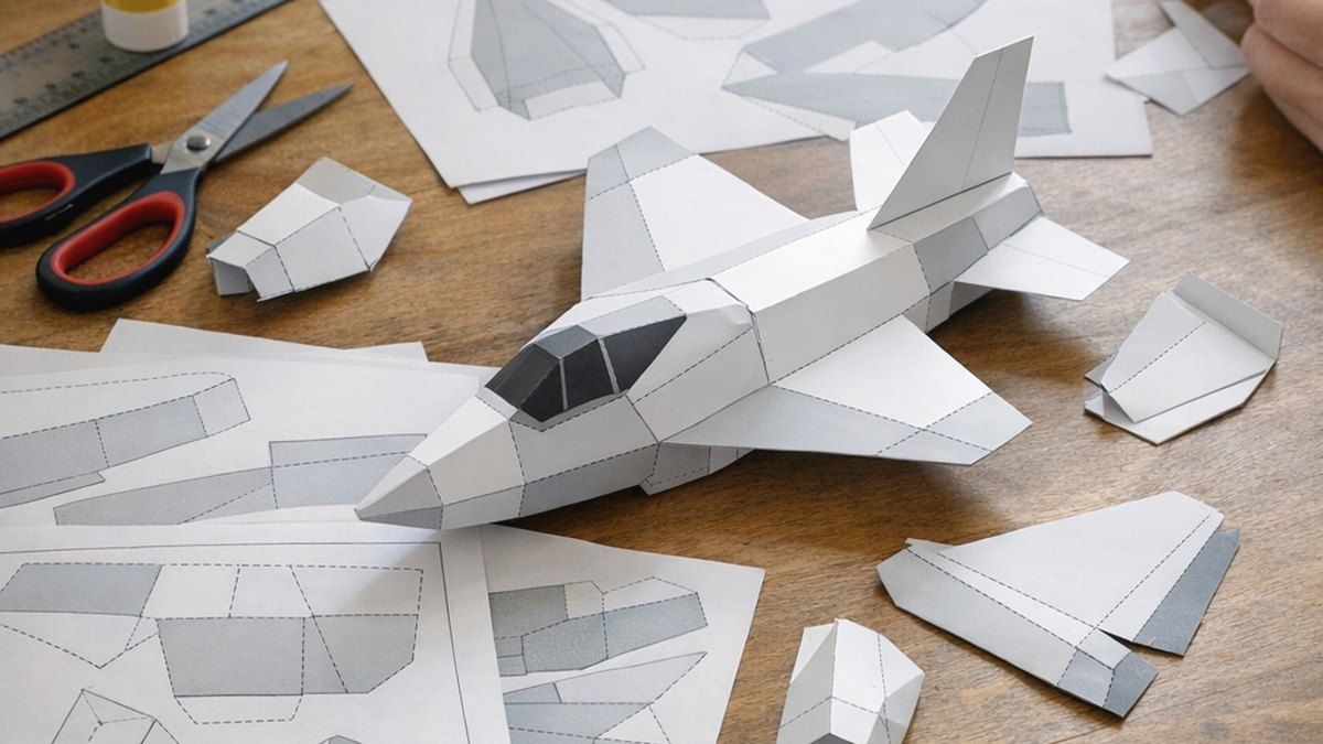 Cómo elegir papercraft de aviones en PDF gratis