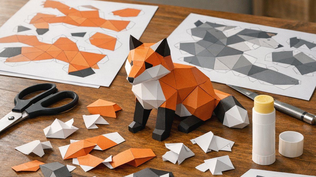 Cómo elegir plantillas de animales en papercraft antes de imprimir