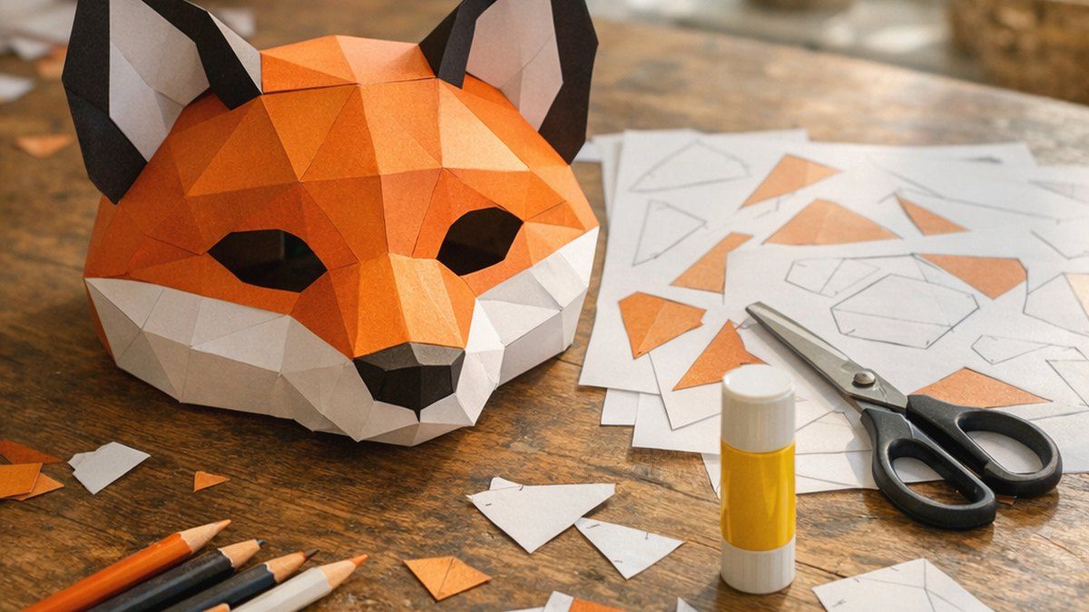 Cómo elegir plantillas de máscaras de zorro de papel