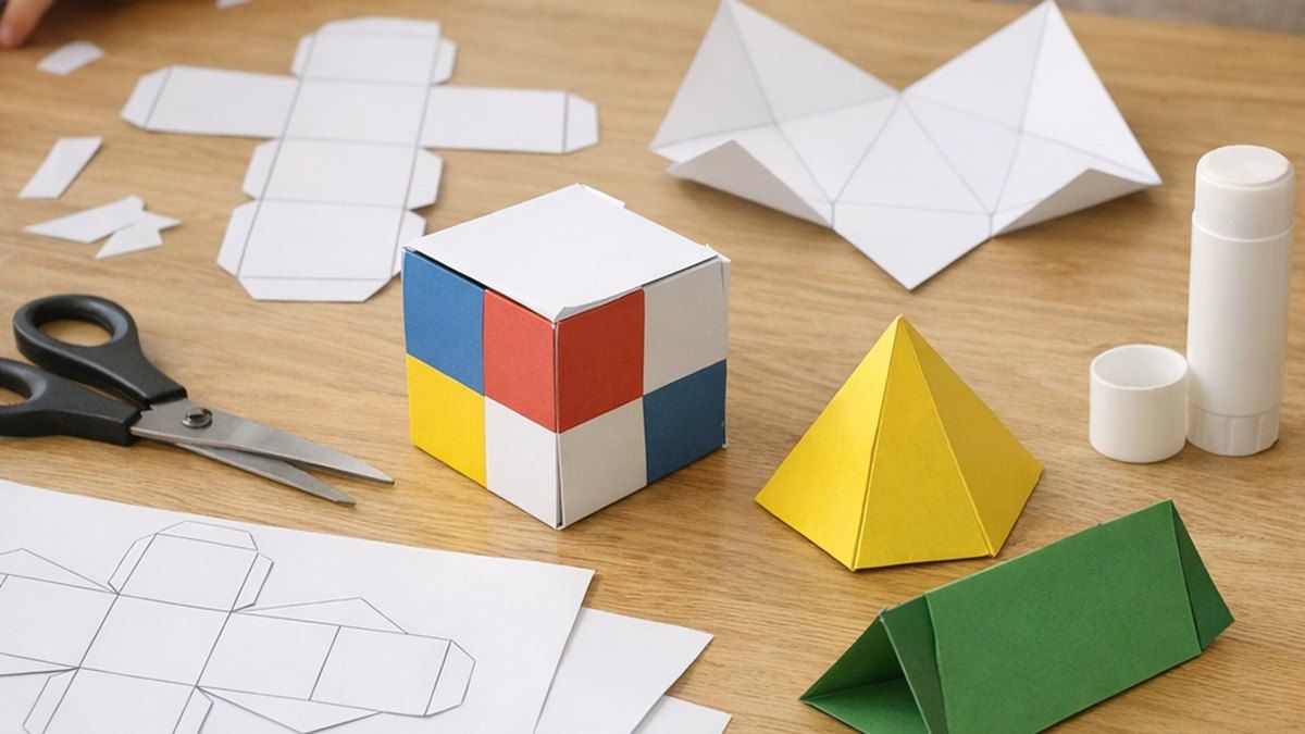 Cómo hacer figuras geométricas 3D de papel en casa