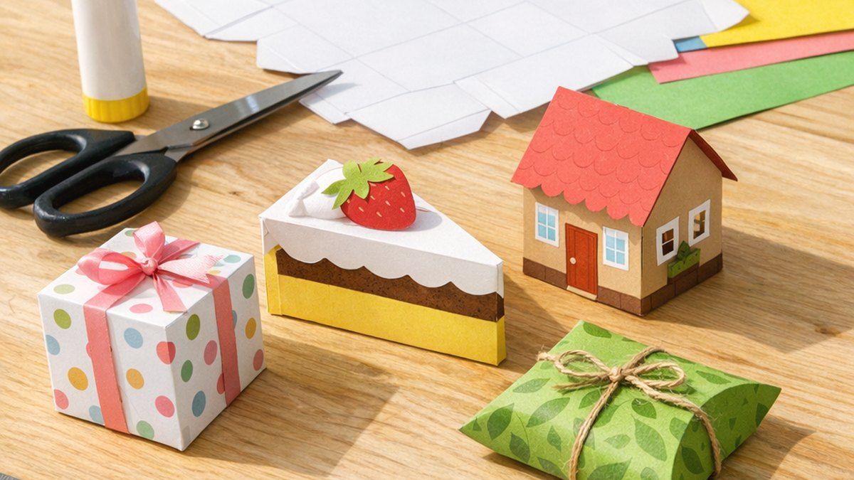 Cómo usar papercraft cajas de regalo para imprimir en casa