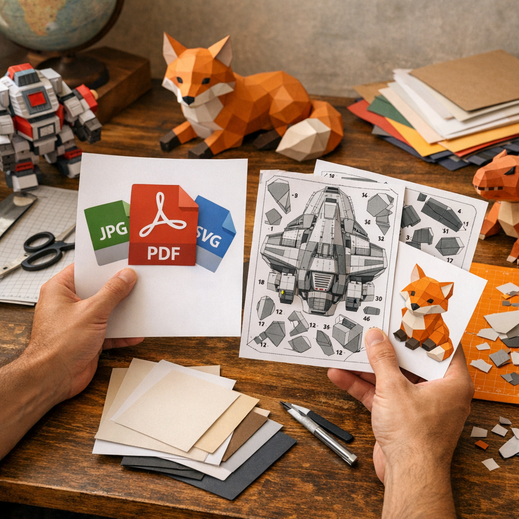 Cómo elegir el archivo correcto: PDF, tamaño, papel y dificultad