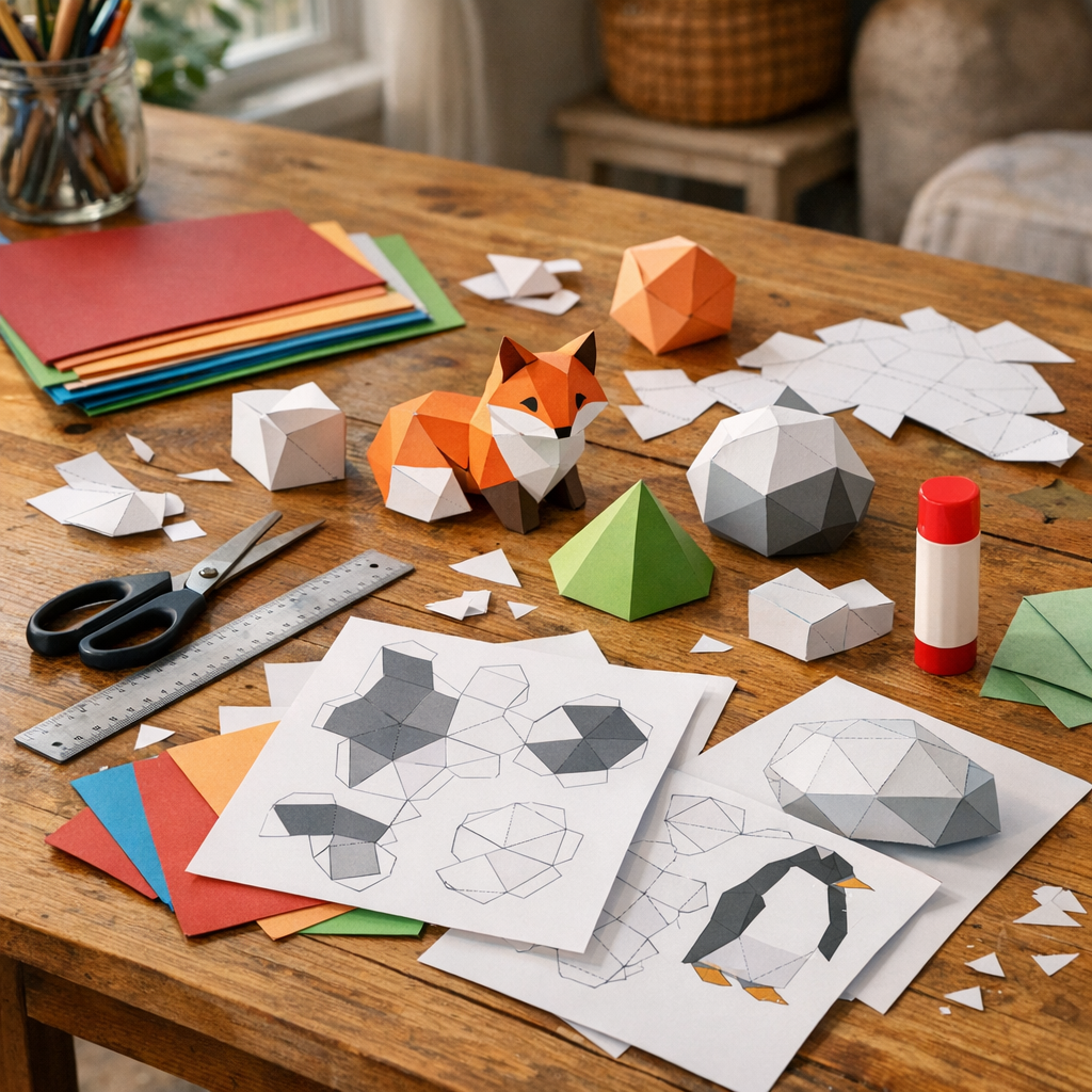 Cómo descargar papercraft gratis sin riesgos al imprimir