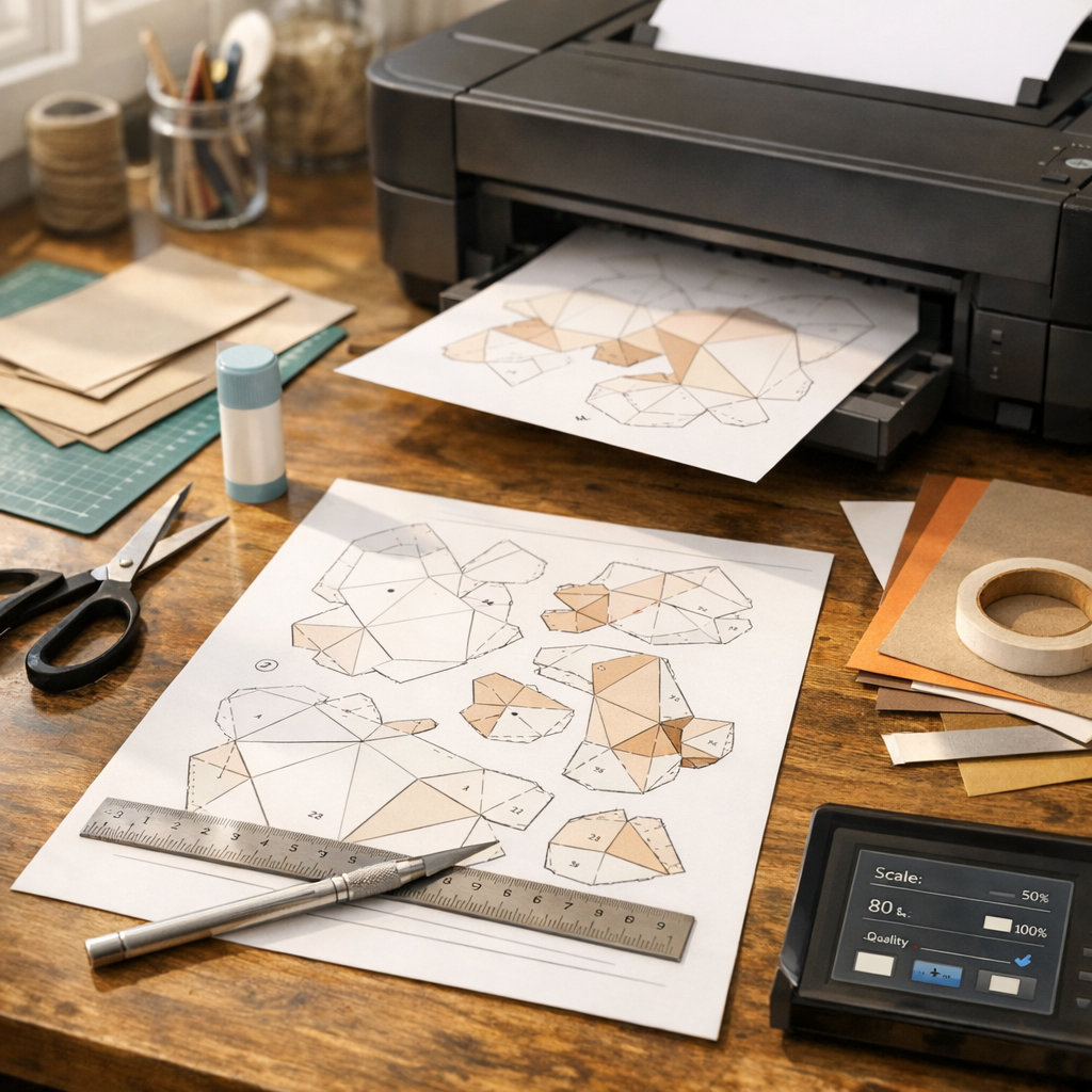 Materiales e impresión: papel, escala y ajustes básicos