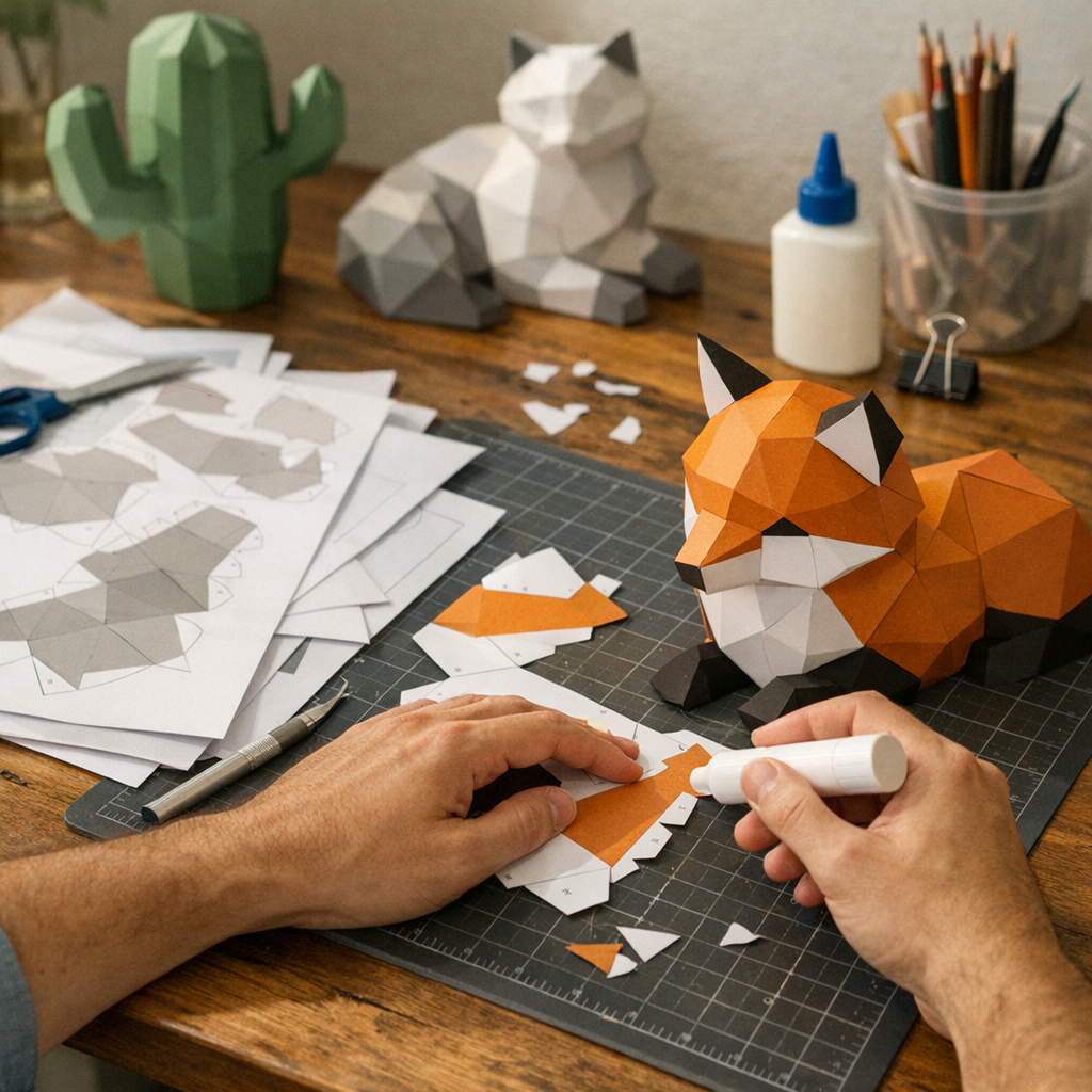 Consejos de impresión para que el papercraft quede firme y limpio