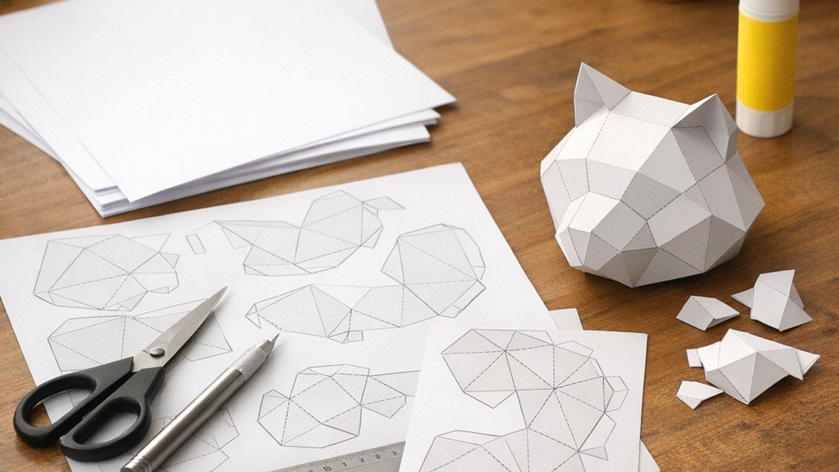 Dónde descargar plantillas papercraft 3D gratis para imprimir
