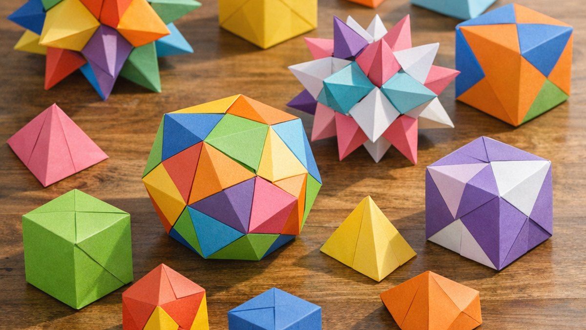 Ilustración editorial de papercraft para imprimir