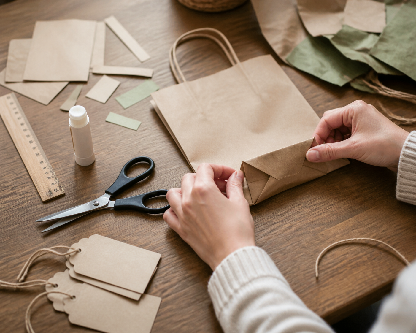 Ilustración editorial de papercraft para imprimir