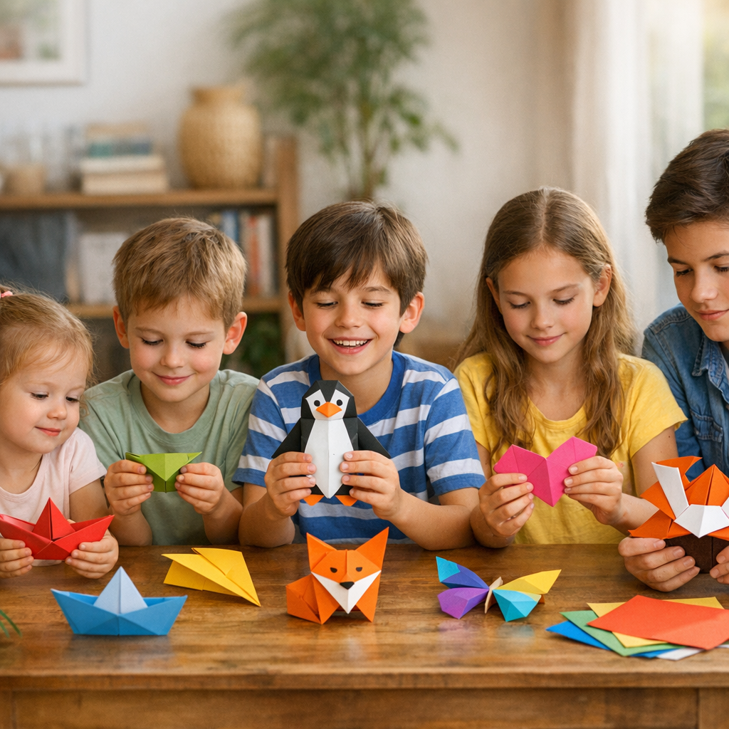 5 figuras fáciles de papel según la edad del niño