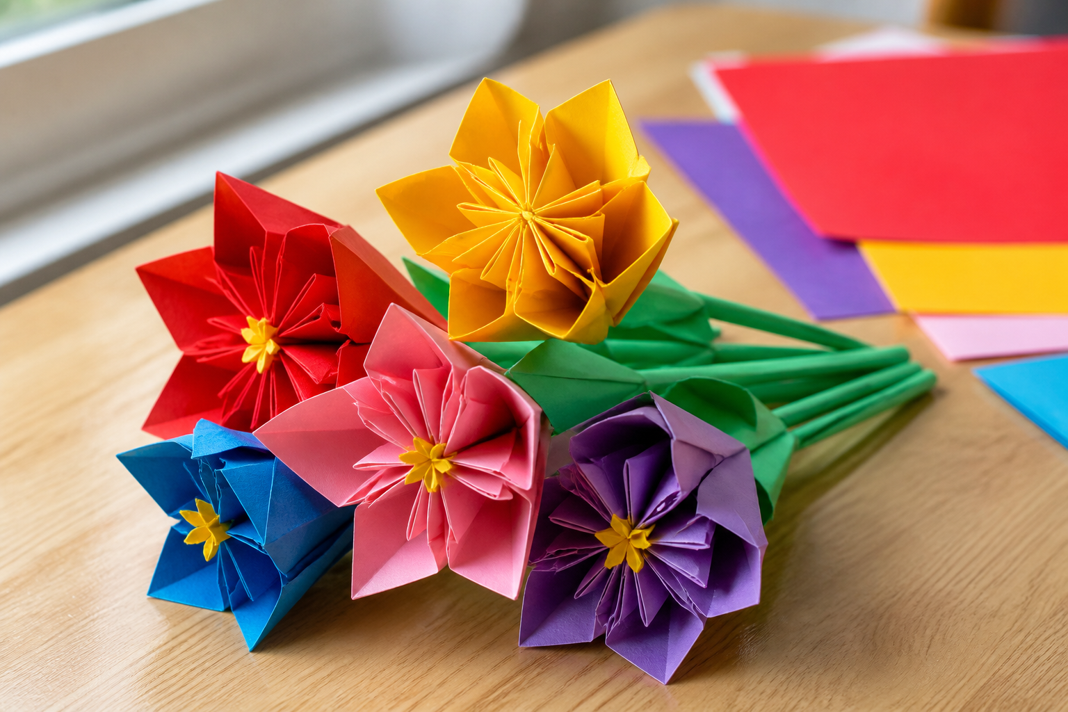 Ilustración editorial de papercraft para imprimir