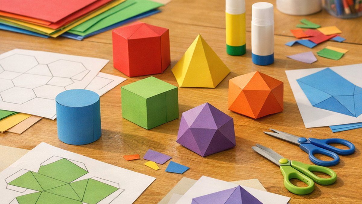 Las manualidades de papel 3D para primaria se adaptan al aula
