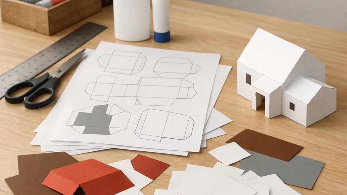 Los errores comunes al armar papercraft se evitan desde la impresión