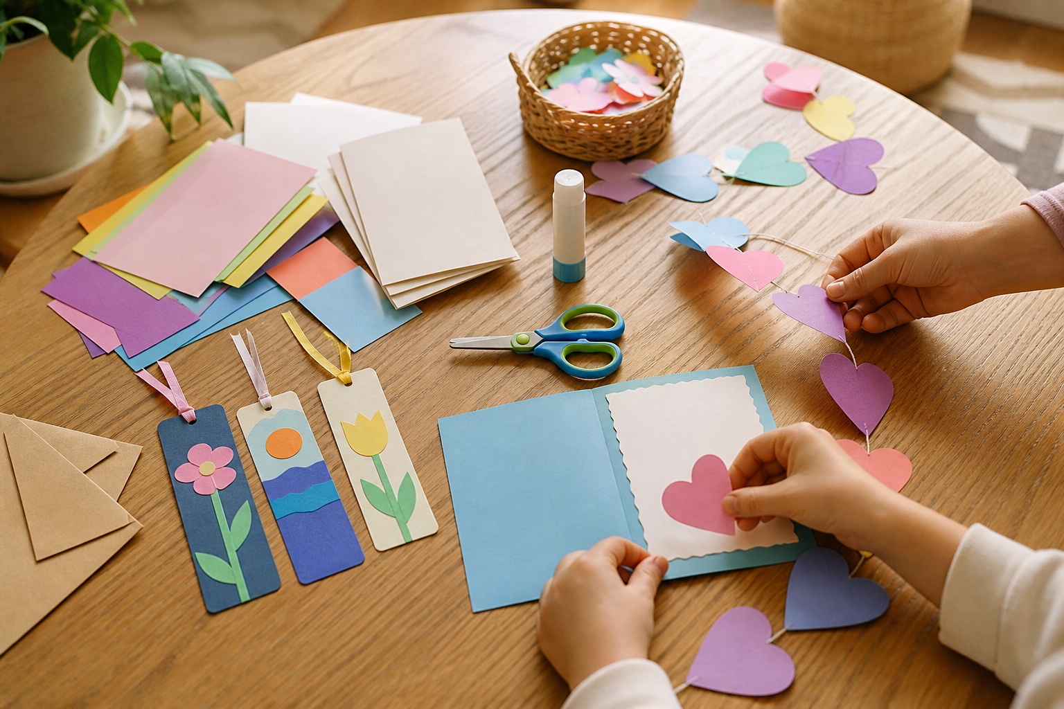 Ilustración editorial de papercraft para imprimir