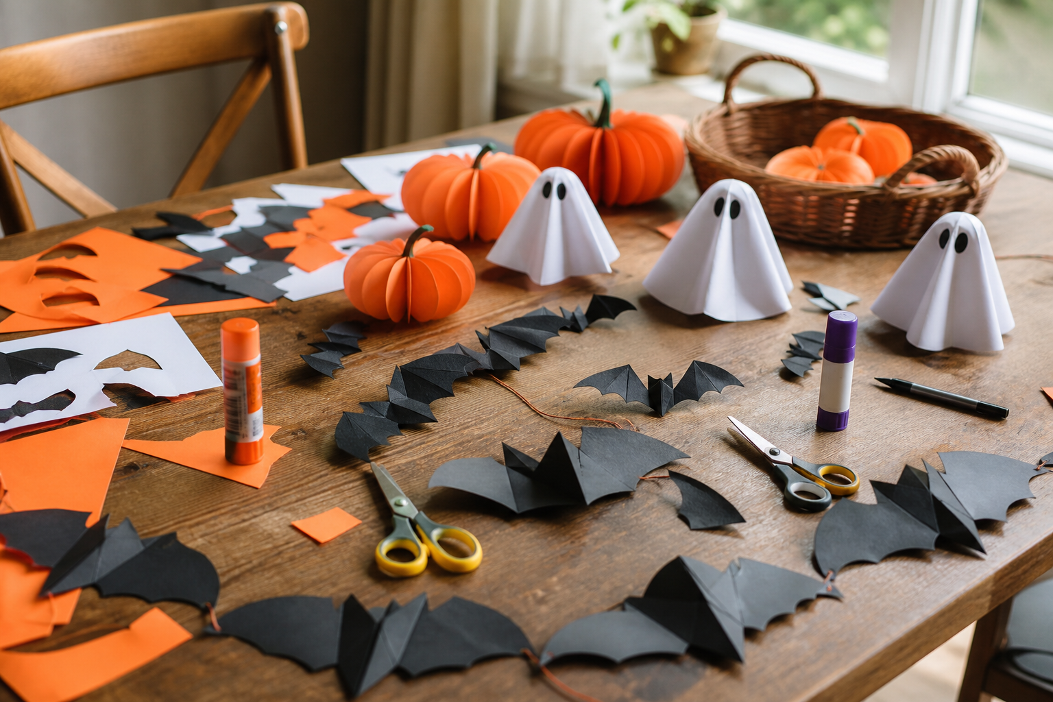 Ilustración editorial de papercraft para imprimir