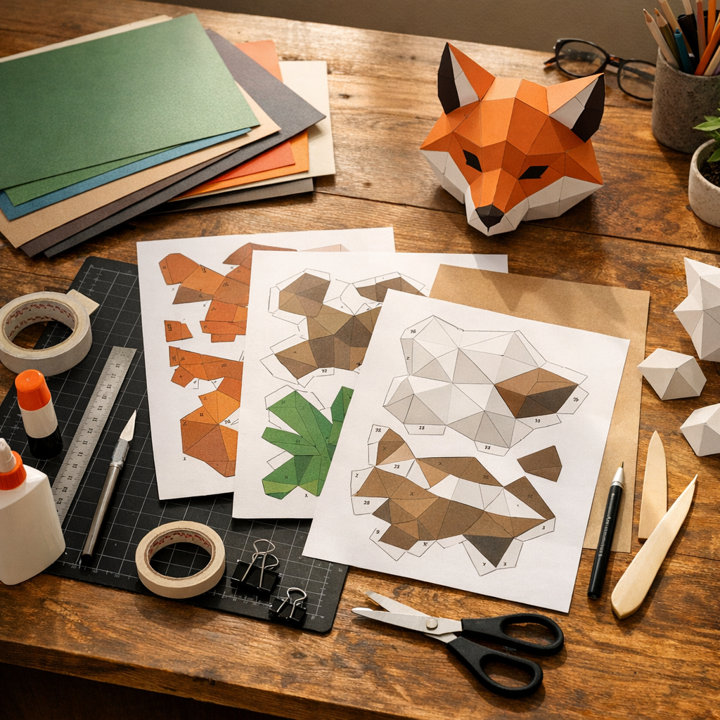 Materiales recomendados para imprimir papercraft 3D en casa